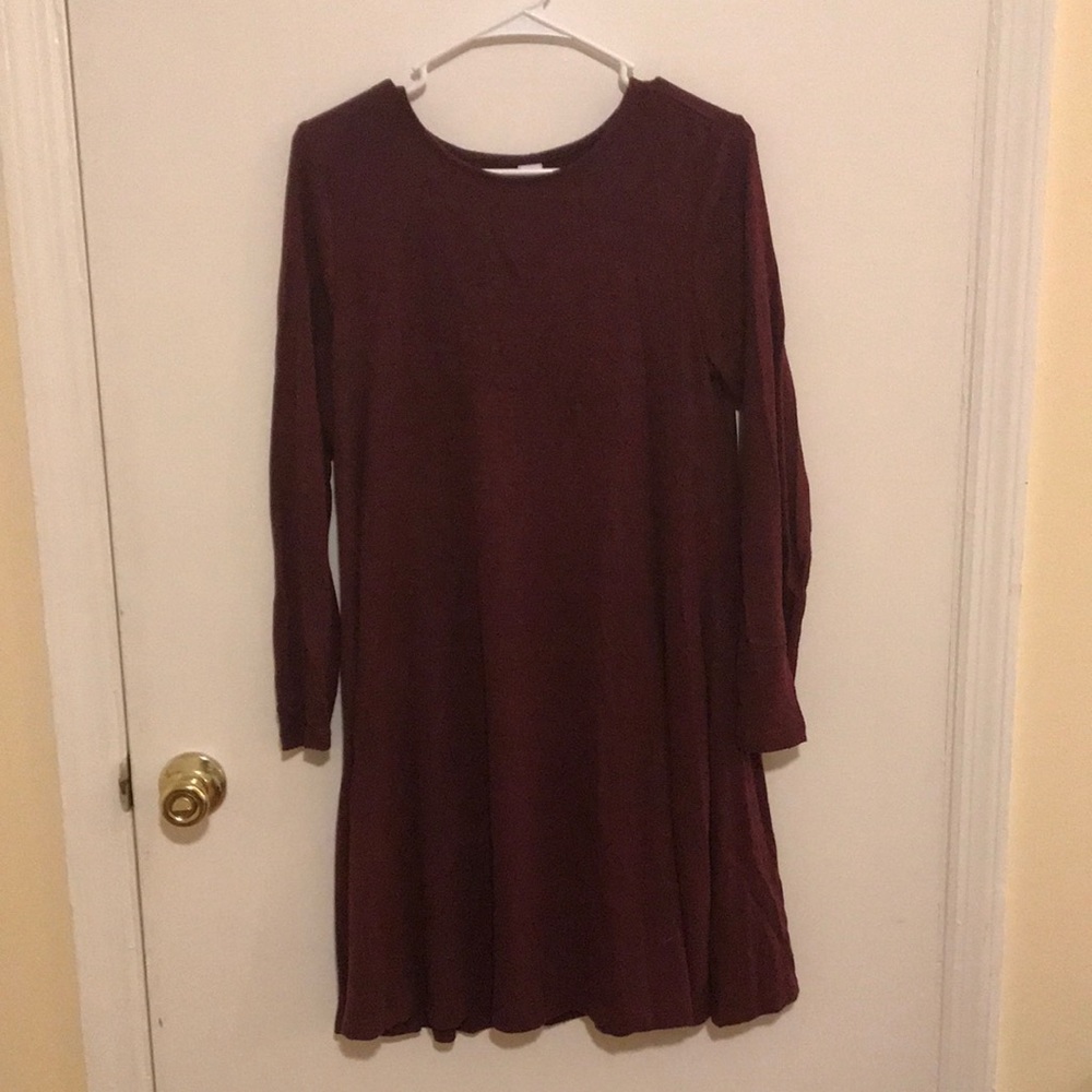 Old Navy sweater dress- burgundy
